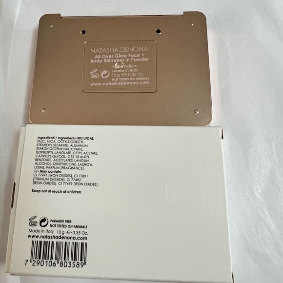 NIB Natasha Denona All Over Face & Body Shimmer 02 Medium - Picture 5 of 6